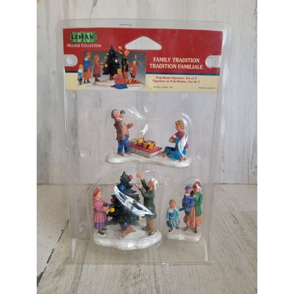 Lemax NEW family tradition Xmas tree village accessory set - Picture 1 of 7